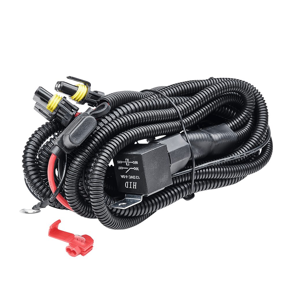 Luxtar Relay Wiring Kit, 2 Lights, 12 V, 9006