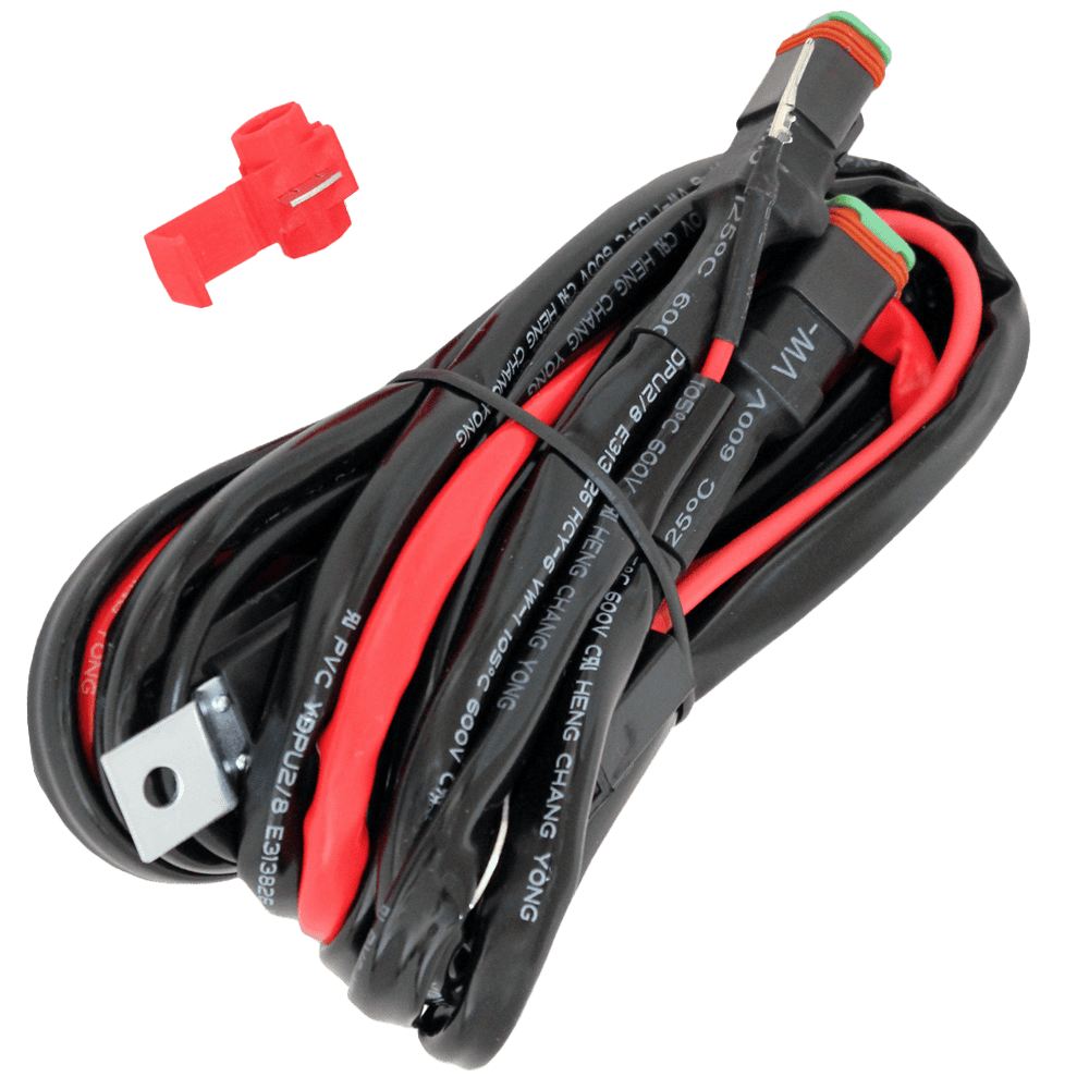 Luxtar Relay Wiring Kit, 2 Lights, 12 V, DT, 20 A