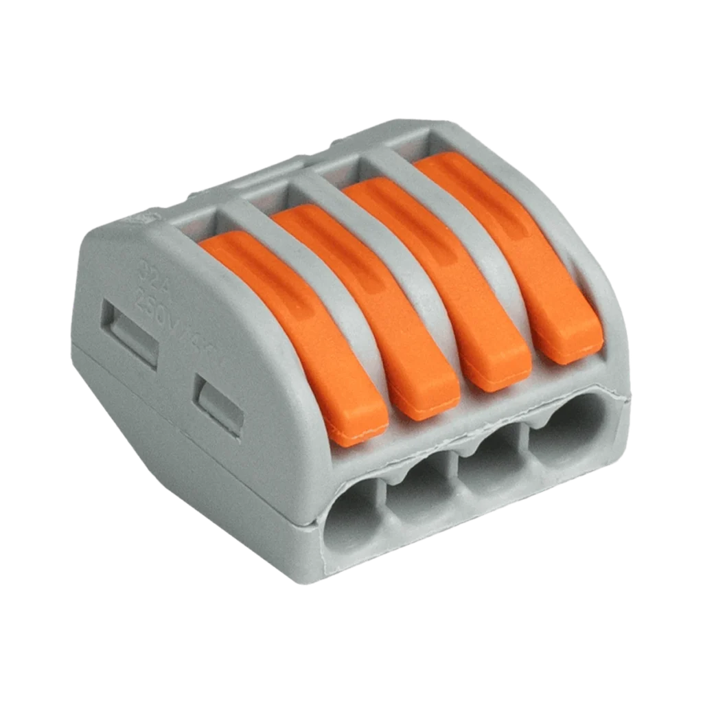 Lever Wire Connector, 4 Ports