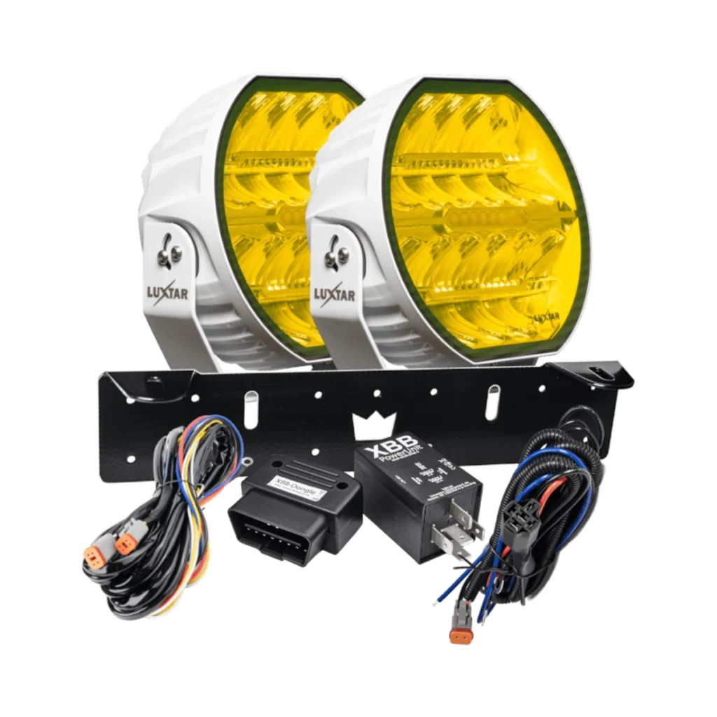 Stellar White 2-Light Kit, Yellow CAN bus